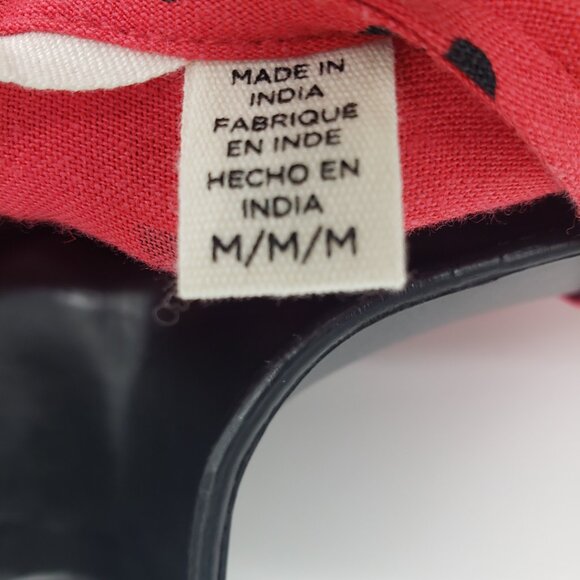 Billabong Sincerely Jules Wrapped in Love Wrap Top M Long Puff Sleeves Red - Picture 6 of 14